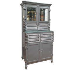 lee smith son steel cabinet|Exceptional Metal Dental Cabinet, Signed by Lee .